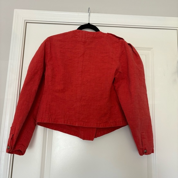 Vintage Bruestle Women’s Red Cropped Jacket - Picture 4 of 11